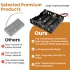 ZDRU 4 AA Battery Holder with Leads, 6V (4x1.5V) Thicken