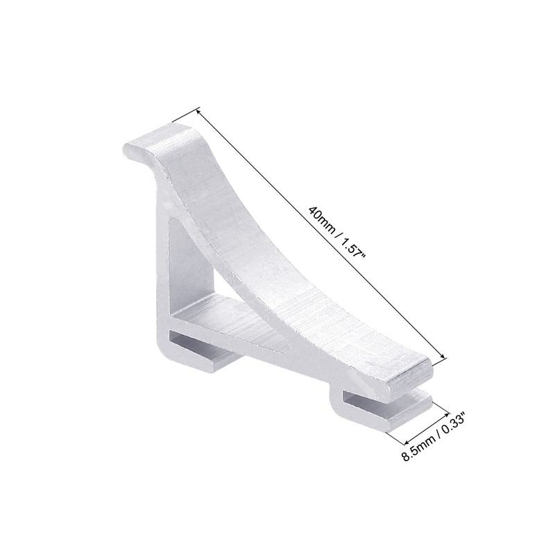 sourcing map Pack of 6 Shelf Brackets Fridge Kit Support