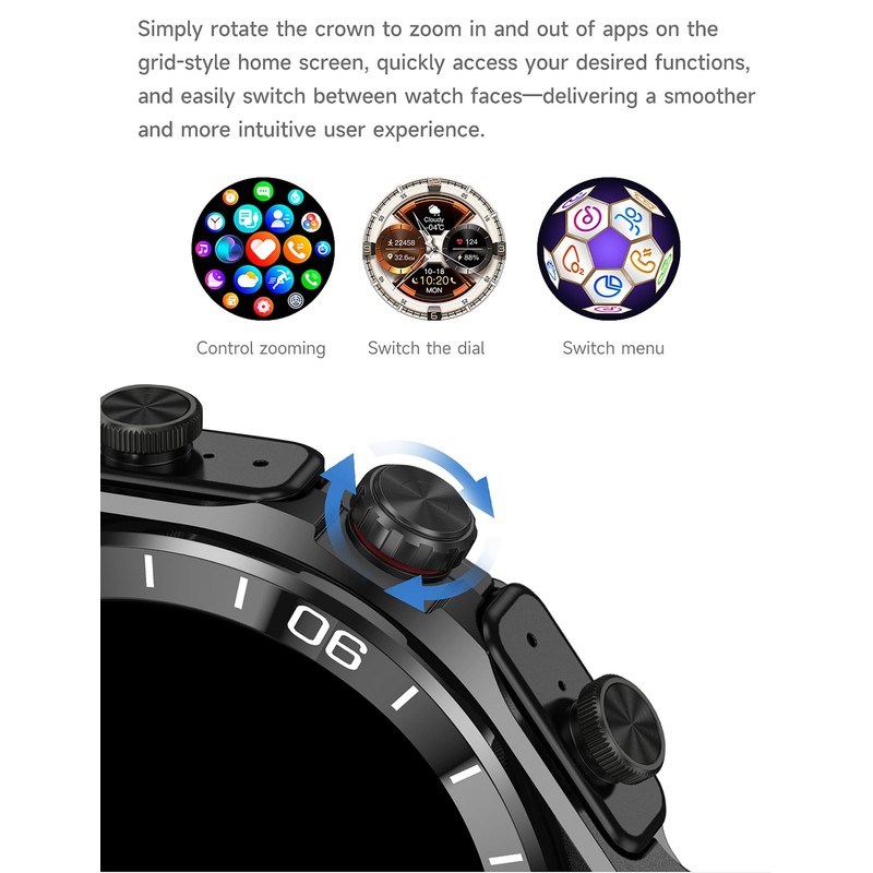 ATEVIX Smart Watch with Earbuds, Bluetooth Calling can Answer and