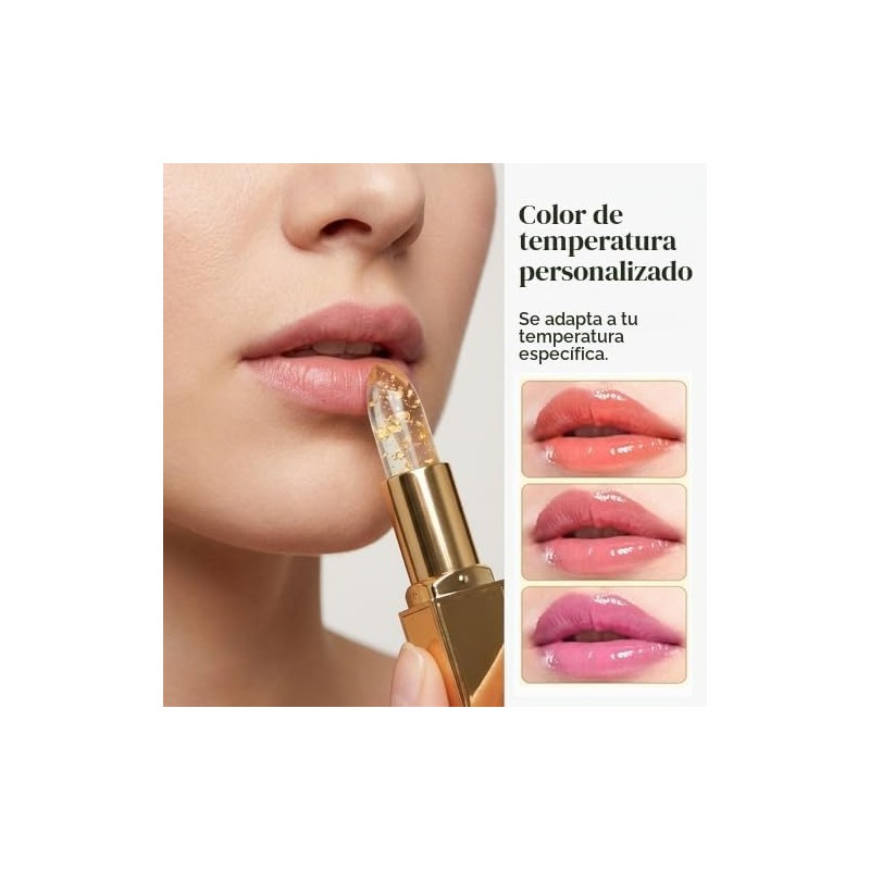 Labial Cambiante Auiepet 2026 – Color Personalizado y Hidratación de