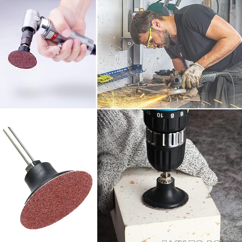Sanding Disc Pads, 2 Inch 80 mm Sanding Disc Set,