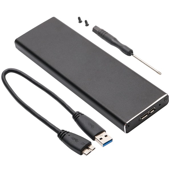 Pxyelec SSD to USB3.0 Hard Disk Enclosure External Case 6+12
