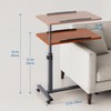 ZIWEI STAR Laptop Table Mobile Adjustable Height Portable Desk Notebook