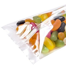 Yolli x50 Clear Bags - 4 X 7.75 Cellophane Heat Seal Heavy Duty Strong