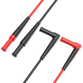 TL224 Test Leads Compatible with Fluke Test Probes and Clips Model: TP175,AC285,AC283,TP1,TP220,AC220,Cat iv 600 v,Cat iii 1000 v,10 a Rating