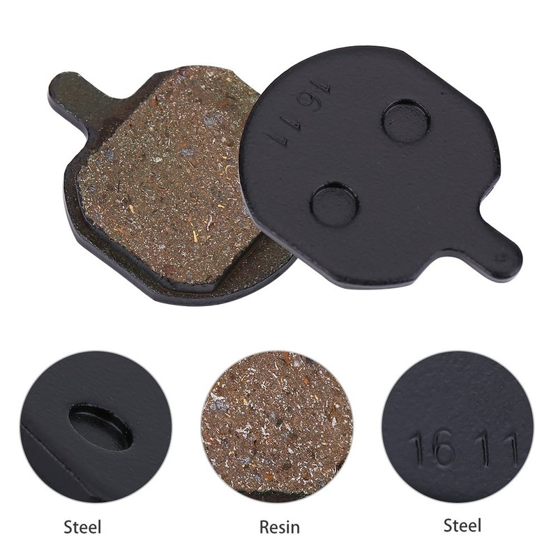 VGEBY 4 Pairs Disc Brake Pads, Metallic Resin Pads for