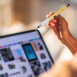 Housoutil 10pcs Capacitive Stylus Pen for Tablets and Smartphones High Sensitivity Touch Screen Precision Pens Compatible with All Capacitive Touch Screens