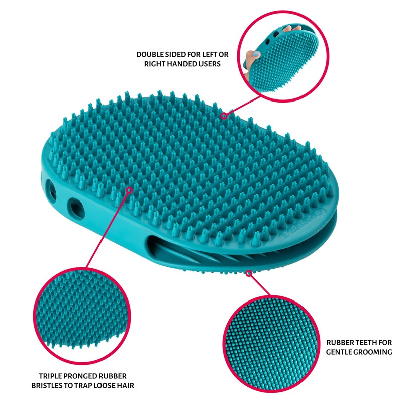 Mikki Dog, Cat Rubber Grooming Glove - Short Hair Remover
