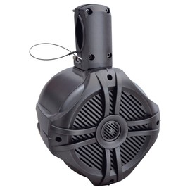 Power Acoustik MWT‐65T Marine-Grade 6.5" 500-Watt Wake Tower Enclosure & Speaker System (Titanium)
