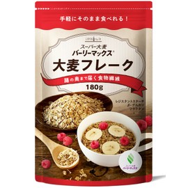 LOHAStyle (ロハスタイル) Super Barley BarleyMax Barley Flakes 180g Flakes that can be eaten as is Barley High Resistant Starch Whole Grains Gut Health Dietary Fiber