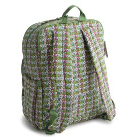Vera Bradley Premium Cotton Large Bancroft Backpack, Ribbon Plaid