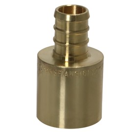 25 Pcs XFITTING Barb Crimp 1/2 Inch Pex x 3/4 Inch Male Sweat Adapter, 23-3-8=25X