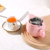 Auxmeware - Small Ceramic Teapot With Stainless Steel Infuser For