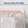 SereneLife 10 Pack Velvet Hangers - Non-Slip with 360° Swivel