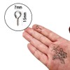 HappyHome 100pcs Heaton Hardware Screw Heaton Accessories Hardware Handmade Craft
