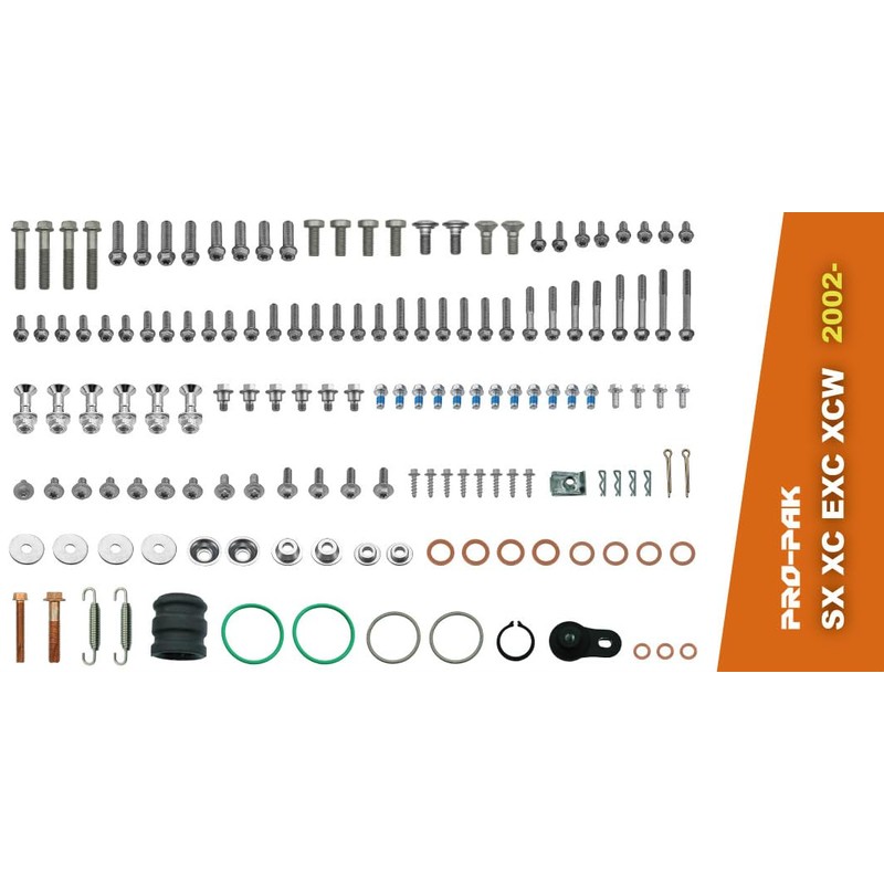 Specmoto KTM Two-Stroke Specific Bolt Kit. Fits: KTM 200 250