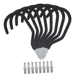 Operitacx 8 Stück Fahrrad Wandhalterung Fahrradaufhängung Wandmontierte Fahrradhaken für Garage zur Effizienten Aufbewahrung von Fahrrädern