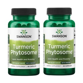 Swanson Turmeric Phytosome with Meriva 500 Milligrams 60 Capsules (2 Pack)
