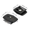 PATIKIL Tripod Quick Release Plate, 44mm 2 Pack Camera Tripod