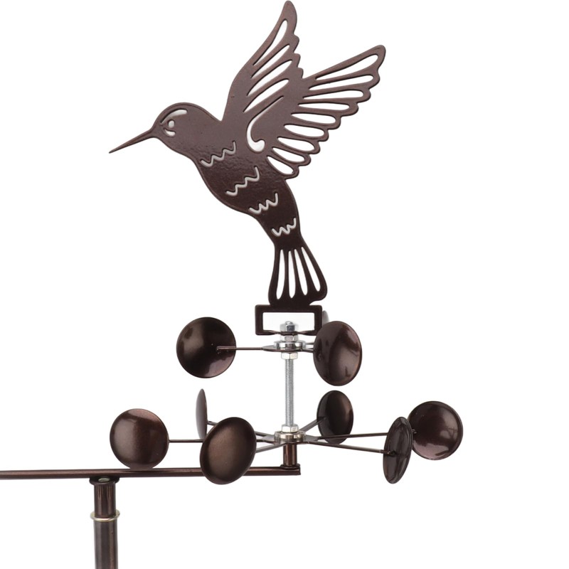 Wind Spinner, Decorative Windmill Hummingbird Wind Spinner with Stake, Outdoor