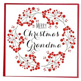 Quill"Merry Christmas Grandma" Greeting Card