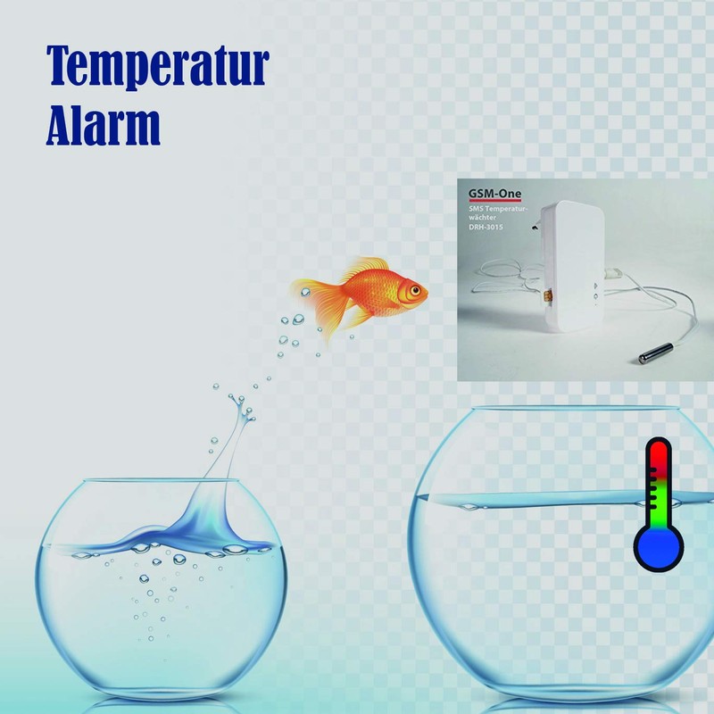 GSM-One 4G/LTE DRH-3015-V4 GSM Temperature Monitor Frost Alarm Heat Alarm