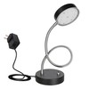 MingBright 19.25" Flexible Gooseneck LED Desk Lamp, Plun-in Table Light
