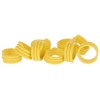 Kerbl Hobbyfarming Spiral Ring 10 mm Yellow Plastic Pack of