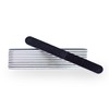 Professional Quality Nail File, Black 4 Way, White Center (100-180/240-600)