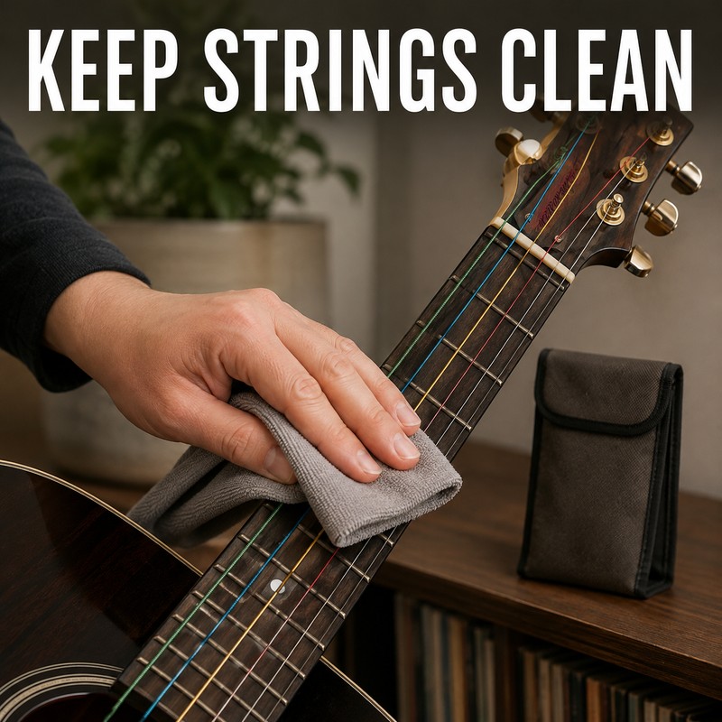 3 set Acoustic Guitar Strings Set for Replacement - Pure