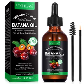 Batana Oil for Hair Growth - 100% Natural Batana Oil from Honduras, Eliminate Hair Split Ends, Restores Damaged Hair and Scalp, Enhances Hair Radiance Nourishment (1 Packs 1 x 60 ML)