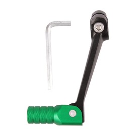 GOOFIT Green Black CNC Universal Motorbike Shift Lever Aluminum Folding Gear with Tools Replacement for T4 TGR MX6 M4 Most Dirt Pit Bikes ATV UTV