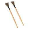 2Pcs Drum Stick Brush Wood Retractable Wire Combination Musical Instrument