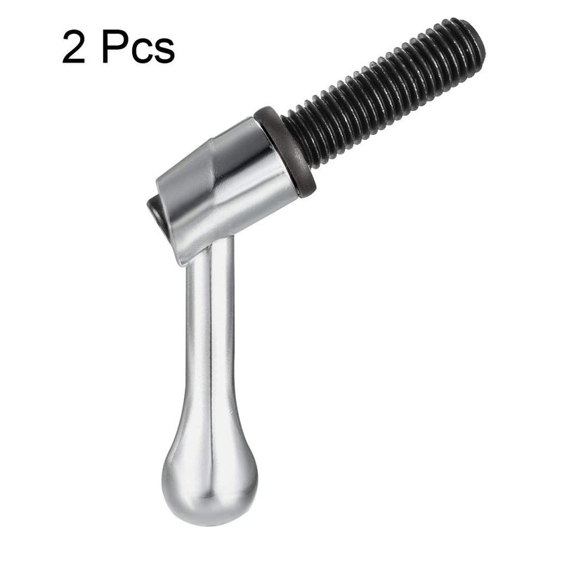 TA-VIGOR 2Pcs Adjustable Clamping Lever Handles, M12 x 40mm Locking