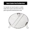 Mydracas Grill Expander Rack Stack Rack Expansion Grilling Rack Stainless