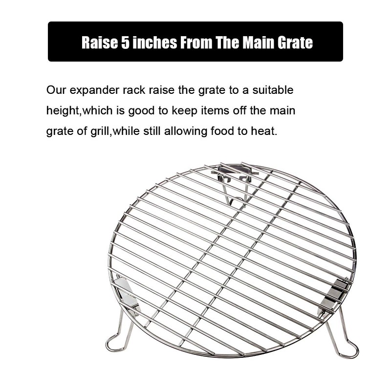 Mydracas Grill Expander Rack Stack Rack Expansion Grilling Rack Stainless