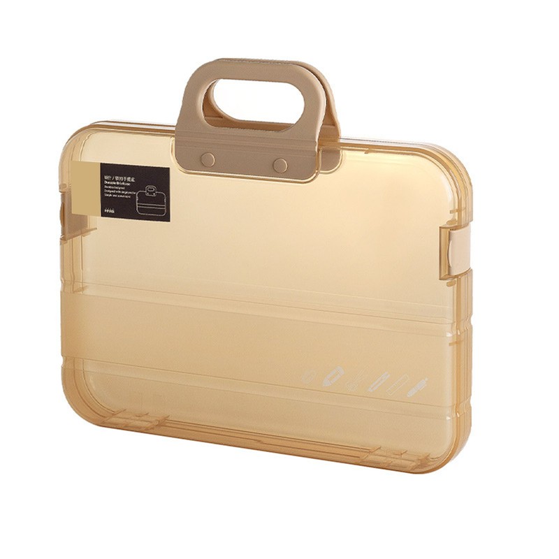 Clear Document Case Multipurpose Large Capacity Dustproof Waterproof A4 File