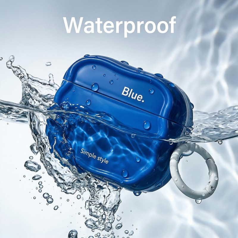 Woyinger Wave Series Case for AirPods Pro 3, Unique Irregular