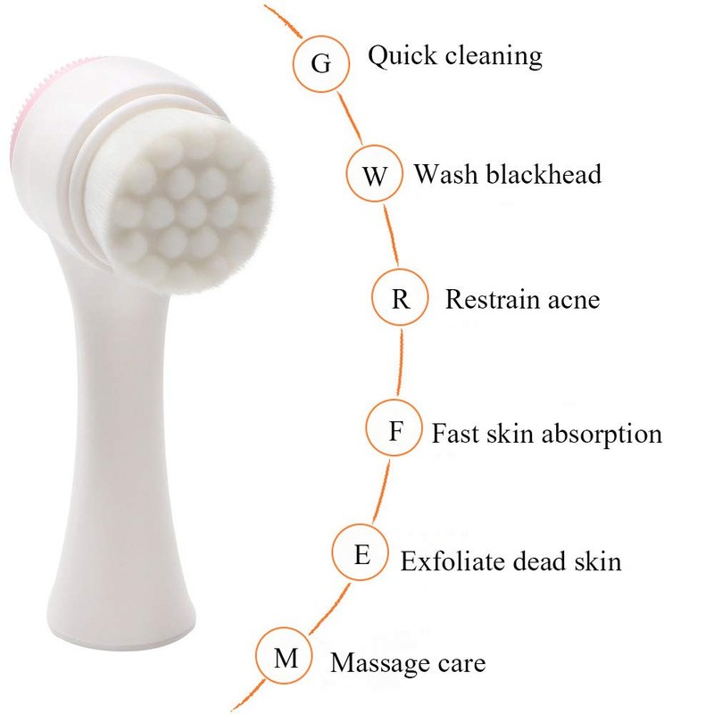 Soft Bristle Facial Brush，Soft Bristle Facial Brush for Deep Pore