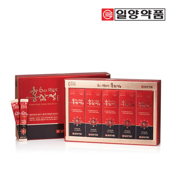 Ilyang Pharmaceutical 6-year-old daily red ginseng essence stick type 60 packets, 2 months / 일양약품 6년근 데일리 홍삼정 진액 스틱형 60포 2개월