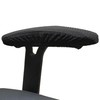 Melaluxe Stretch Office Chair Armrest Covers, Arm Rest Slipcovers (Black)