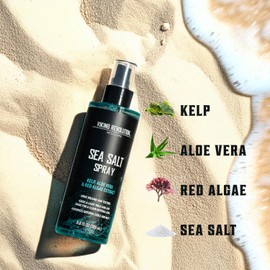 Viking Revolution Sea Salt Spray for Men - Hair Texturizing Spray with Kelp, Aloe Vera and Red Algae Extract - Surf Sprays to Add Volume and Texture for Men and Women Beach Hair - 8.8oz
