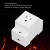 Din Rail Mounted Receptacle, AC 110-250V 15A Outlet Power Module
