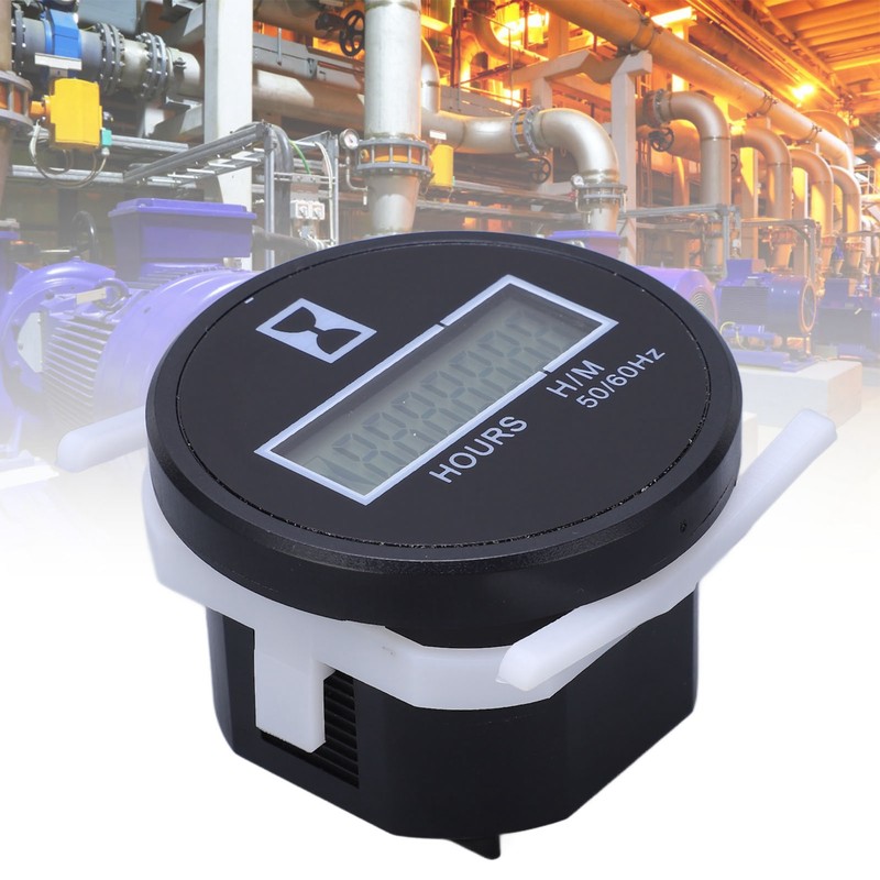 Digital Hour Meter Precise Timer High Strength Portable Hour Meter