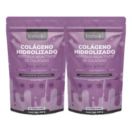 Pptidos De Colgeno Hidrolizado Biotina 300g Pack 2 Bolsas Sabor Sin Sabor                                                                             
