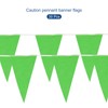 MECCANIXITY 50ft Green Pennant Banner Flags String Hanging 30PCS Triangle