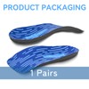 3/4 Orthotics Insoles for Men Women, High Arch Supports (M9-10/W11-12)