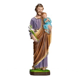 THE FAITH GIFT SHOP Saint Joseph Statue - Hand Painted in Italy - Our Tuscany Collection - Estatua de San Jose(12")