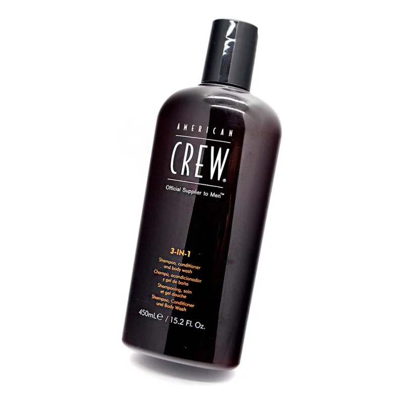 Shampoo Acondicionador Y Gel 3 En 1 American Crew 450