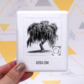 Azeeda 'Old Willow Tree' Sliding Puzzle (PZ00032225)
